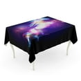 thumbnail image 1 of NUDECOR Fantasy Unicorn Magic Stars Imagination Wild Abstract Neon Shiny Tablecloth Table Desk Cover Home Party Decor 60x104 inch, 1 of 1