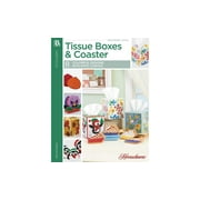 Leisure Arts Tissue Boxes and Coasters Plastic Canvas Cross Stitch Book