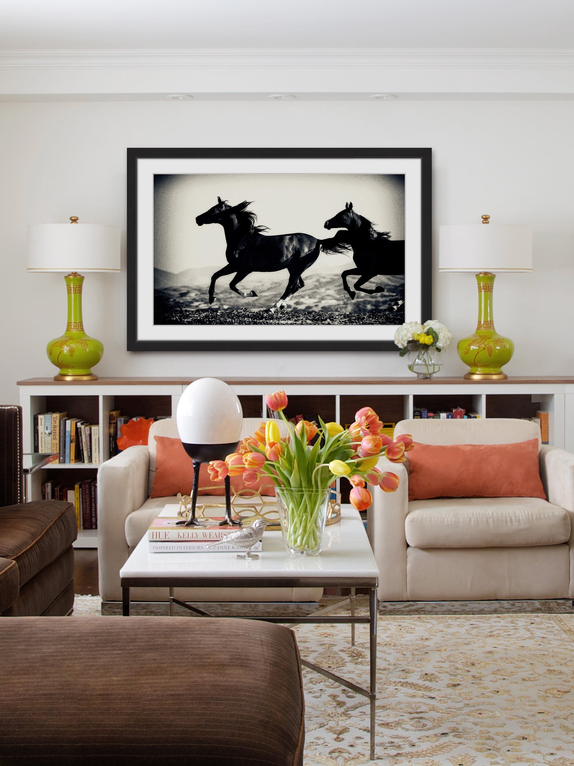 "Galloping Friends" Framed Painting Print