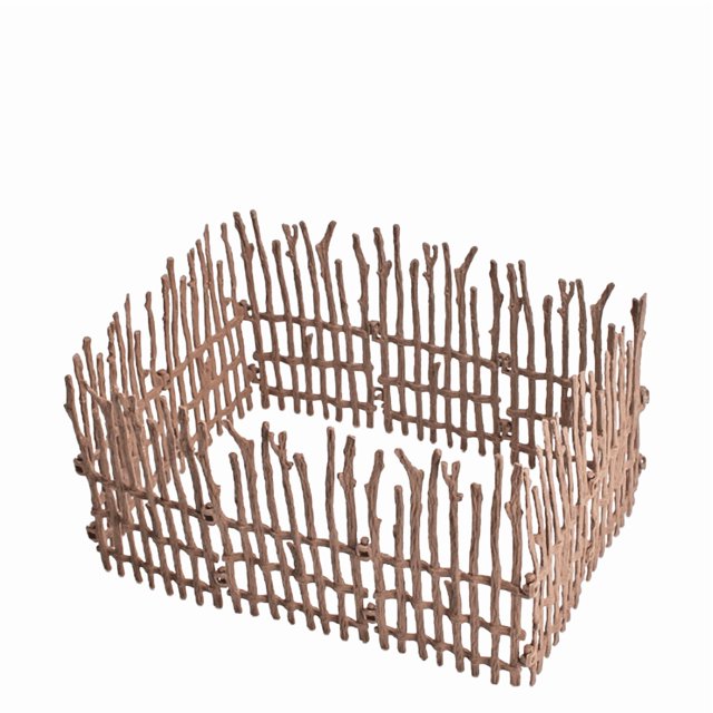 Juego de figuras Farm Fence de PVC, 10 unidades, para niños de más de 3 años