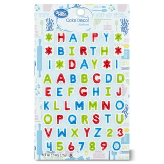 Upto 25 3D handmade edible letters Arial Font cake, cupcake toppers  decorations, 30+ colours