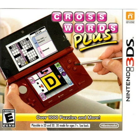 Crosswords Plus, Nintendo, Nintendo 3DS, (Best Nintendo 3ds Puzzle Games)