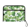 thumbnail image 7 of Accordion File Organizer with Zip Closure 13 Pockets Expanding File Folder Letter A4 Paper Document Organizer for Home Office Green Ginkgo Biloba, 7 of 7