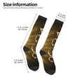 thumbnail image 2 of Fuzoiu 2024 Happy New Year Print Adult Stockings,Crew Socks,Unisex Fashion Socks, Casual Sports Socks,Comfortable Crew Socks for Everyday Wear and Sports, 2 of 6
