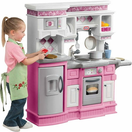 Little Tikes Gourmet Prep N Serve Kitchen Pink Walmart com