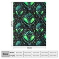 thumbnail image 4 of BCIIG Alien Throw Blanket Soft Cozy Plush Warm Fleece Blanket for Sofa Couch Bed  40x50in, 4 of 6