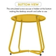 thumbnail image 6 of Simenmax Metal Side Table, Round Coffee Tea End Table, Modern Sofa Side Table for Living Room, Bedroom, Yellow, 6 of 10