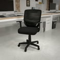 thumbnail image 3 of Flash Furniture Ergonomic Mesh Mid-Back Swivel Task and Office Chair with T-Arms, Black, 3 of 15
