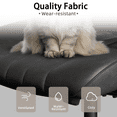 thumbnail image 7 of Retro Faux Leather Office Chair, Ergonomic Swivel Desk Chair with Lumbar Support, Adjustable Height Computer Task Chair for Home Office, Study, Black, 7 of 7