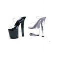thumbnail image 2 of Ellie Shoes E-711-Coco 7" Heel Womens Sandal. 12 / Clear/Black, 2 of 2