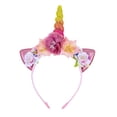 thumbnail image 1 of KAKOWELY Diadema de unicornio para fiesta de cumpleaños, accesorio para el cabello para niñas y niños, 1 of 5