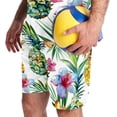 thumbnail image 5 of Men's Hawaiian Short Set, Mens 2 Piece Outfits, Mens Beach Outfit, Pineapple Palm Leaf Flower Hawaii Tropical, Men's Shirt and Short Sets, 5 of 6