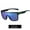 C9 sand Black/Green/green Mercury, variant on P0110 Personalized Siamese Large Frame Sunglasses Men‘s Trendy Driving Polarized Sunglasses