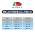 thumbnail image 4 of Playera Fruit of the Loom Para hombre cuello v, algodón sustentable, gris jaspe, talla CH, 4 of 4