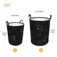 thumbnail image 3 of Sikiie Game Time Print Round Dirty Clothes Basket, Waterproof Standing Foldable Storage Basket, for Laundry Room, Bedroom, Bathroom Storage-Medium, 3 of 6
