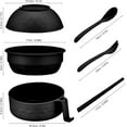 thumbnail image 2 of Ramen Bowl Set, 2026 New with Lid, Handles, Strainer, Spoon, Chopsticks & Fork, Dishwasher Safe College Dorm & Apartment Essentials, 2 of 13