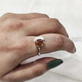 thumbnail image 6 of Natural Baltic Amber Ring, Baltic Amber Gemstone Ring, Amber Birthstone, Crescent Moon Adjustable Ring, Toe Ring, 925 Sterling Silver, Womens Ring, Christmas, Thanksgiving, Handmade Statement Jewelry, 6 of 9
