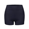 thumbnail image 2 of A2Y Women's Basic Solid Premium Cotton High Rise Bike Shorts Navy S, 2 of 5