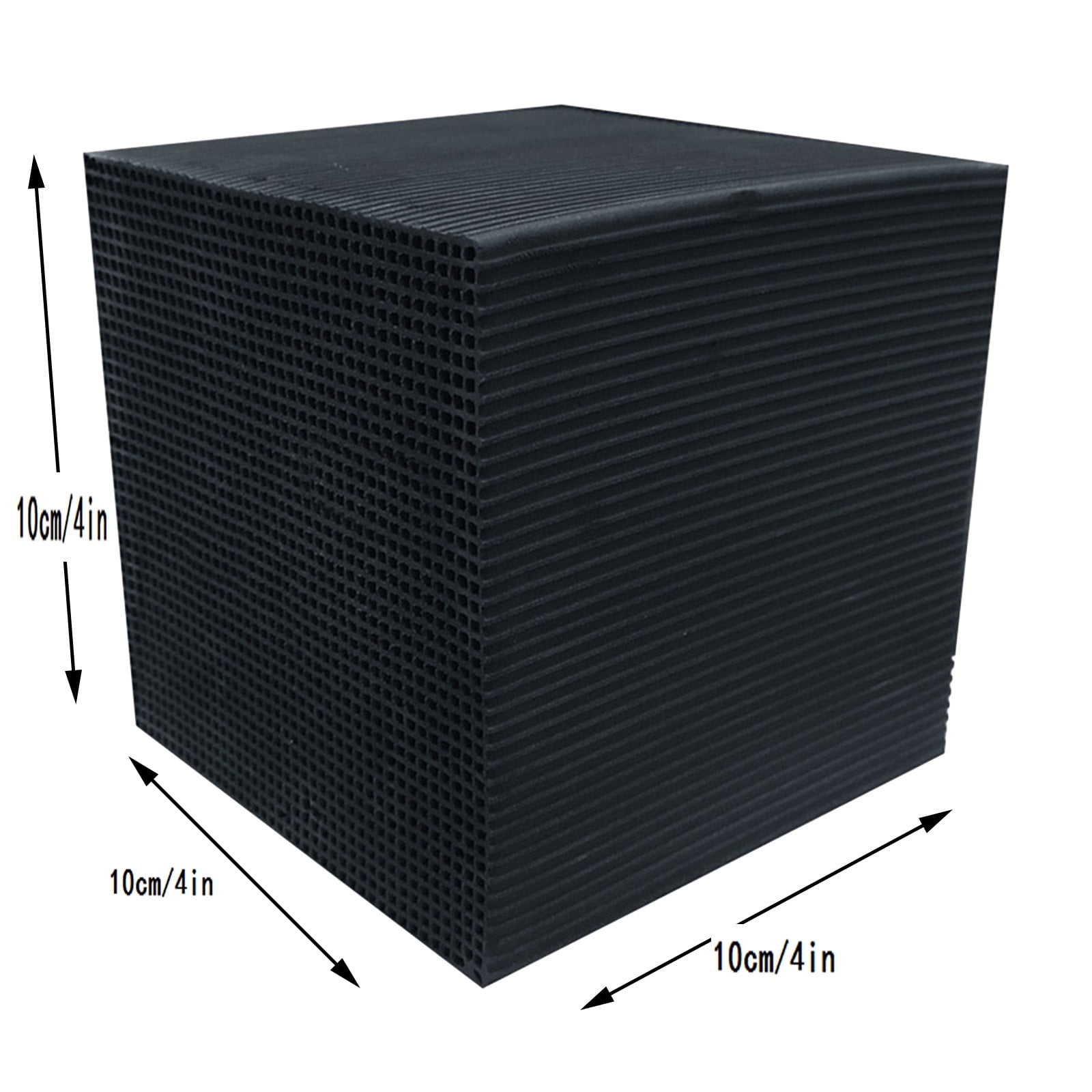 4 PACK Eco-Aquarium Water Trough Purifier Cube -4×4" Horse Water Trough / Fish Tank Water Purifier Cube, Activated Carbon Livestock Water Purifier Cube for Aquarium, Ponds - Ultra Strong Water Filter