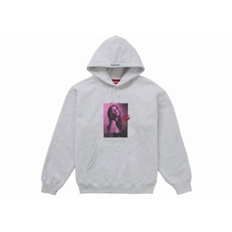 Supreme Men's Bandana Box Logo Hooded Sweatshirt Heather Grey