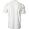 thumbnail image 3 of Tgw Men's Solid Performance Short Sleeve Golf Mock White L, 3 of 8