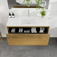 thumbnail image 6 of Madeira 48 in. Oak Wall Mount Single Sink Bath Vanity with Acrylic Top and Integrated Sink, 6 of 10