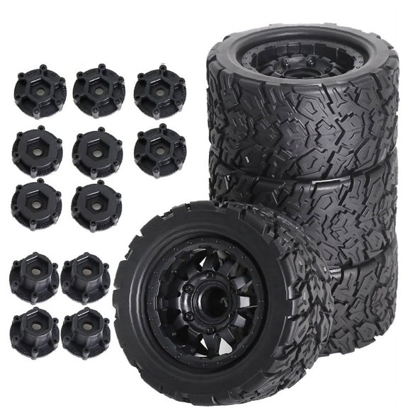 110Mm 1/10 -Stunt Truck Tire 12Mm and 14Mm Hex for A