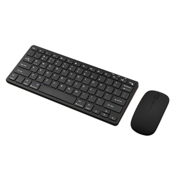 Wireless Bluetooth Keyboard Mouse Three Mode Keyboard Rechargeable Keyboard Mouse Support Tablet Laptop Computer Black
