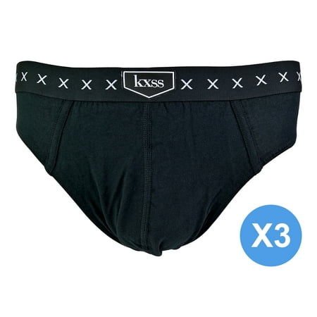 

Mens Cotton Rich Briefs in 2 Colours | KXSS | 3 Pair Multipack