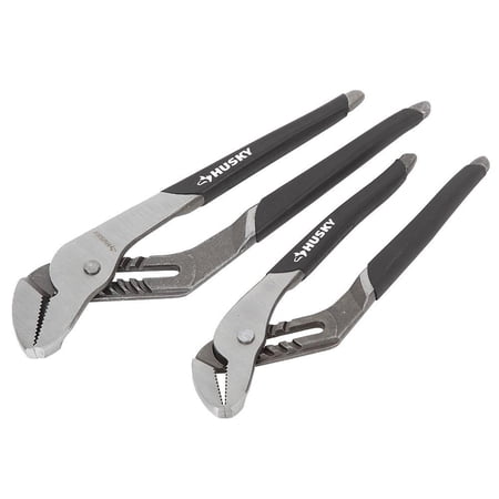 UPC: 0820909993704 | Husky 48067 Groove Joint Pliers Set (2-Piece)