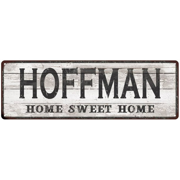 Hoffman Home Sweet Home Country Look 6x18 Metal Sign Walmart Com Walmart Com