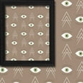 thumbnail image 2 of 3S Brother's Home Décor Curtains BOHO Design Set of 2 Panels Velvet Look Hanging Back Tap and Rod Pocket Décor Nursery Room Bedroom Kitchen Window - Made in Turkey 38Beige (52"Wx84"L), 2 of 6