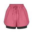 thumbnail image 5 of BUIGTTKLOP 2 in 1 Running Shorts for Women Athletic Shorts with Liner High Waist Gym Yoga Workout Casual Summer Quick Dry Short, 5 of 6