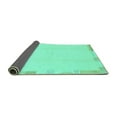 thumbnail image 2 of Ahgly Company Indoor Rectangle Solid Turquoise Blue Modern Area Rugs, 7' x 10', 2 of 4
