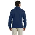 thumbnail image 3 of Jerzees Adult 9.5 oz. Super Sweats NuBlend Fleece Quarter-Zip Pullover - 4528, 3 of 4