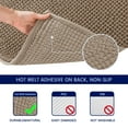 thumbnail image 6 of Subrtex Chenille Bathroom Rugs，Extra Soft and Non Slip Bath Mats，Thick Rubber Backing Washable Shower Rugs & Home Decor Accessories (Taupe Brown,20"*32"), 6 of 8