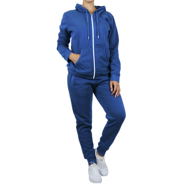 blue hoodie and jogger set