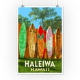 thumbnail image 2 of Haleiwa, Hawaii, Surfboard Fence (12x18 Wall Art Poster, Room Decor), 2 of 3