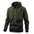 thumbnail image 2 of LOVZFMLL Jackets for Men's Thin Colorblocking Spring And Fall Casual Breathable Zipper Cardigan Hooded Thin Jacket, 2 of 5