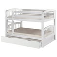 thumbnail image 5 of Camaflexi Twin over Twin Low Bunk Bed - Arch Spindle Headboard - Cappuccino Finish, 5 of 7