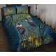 thumbnail image 1 of Tui Juego de Cama Colcha Mezcla de Pájaros Kowhai y Helecho Plateado, Azul, 1 of 5