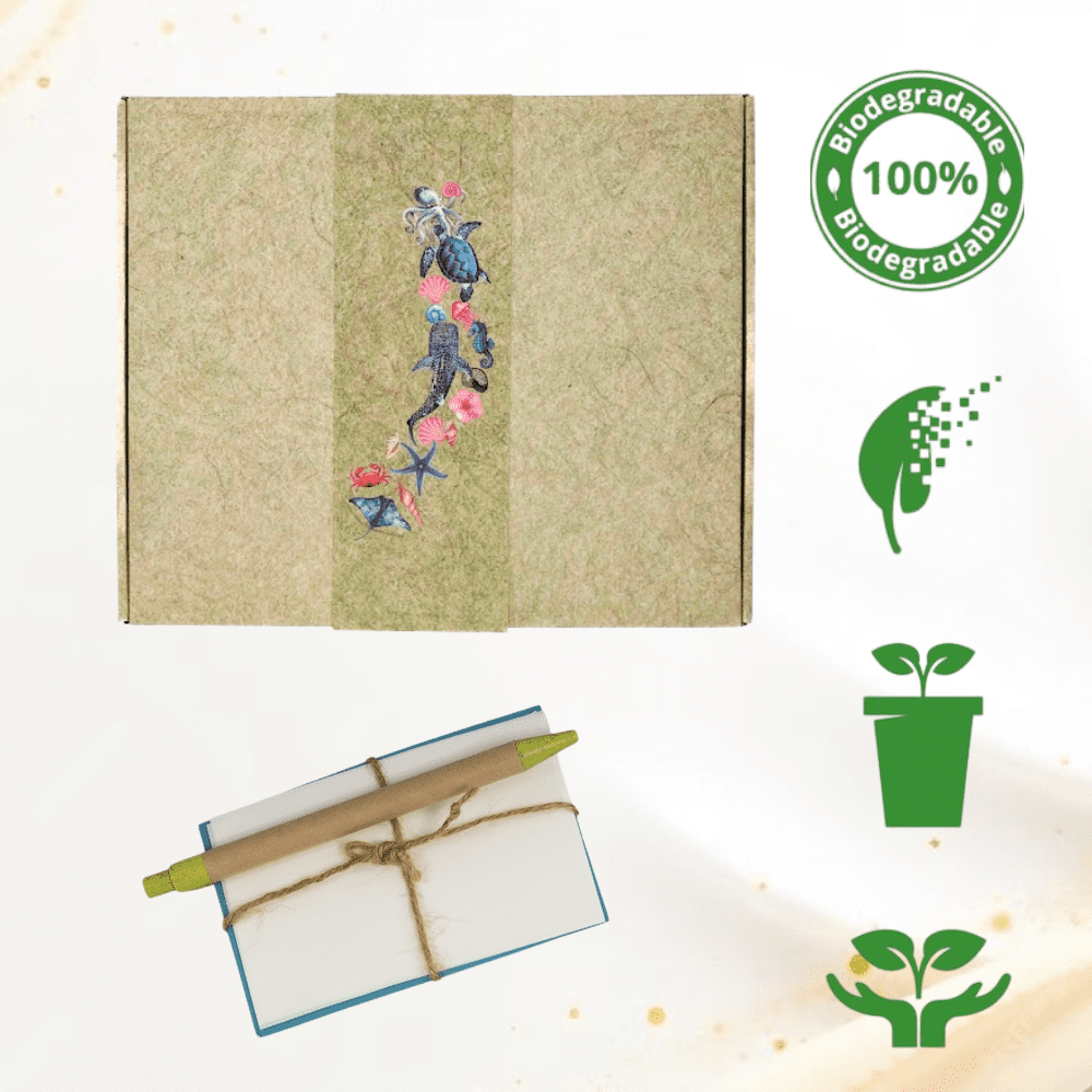 Biodegradable Urn for Human Ashes, Eco-Friendly Urn for Water or Earth Burial, Includes Water Soluble Ash Bag, Adult Size 3" H x 12" W x 14" L.