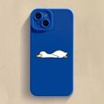 thumbnail image 3 of Cute Cartoon Lying Flat Duck Phone Case For iPhone 15 Pro Max 11 12 Mini 13 14 Pro Max X XS XR 7 8 14 15Plus Soft Silicone Cover, 3 of 5