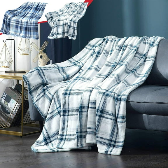 Soft Quilt Blanket Bed Blanket with Breathable Thermal Fabric and Plush Comfort, All Season Cozy Blanket for Bedroom and Living Room Use