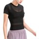 thumbnail image 4 of Camisetas atléticas de yoga Brillar negro S, 4 of 5