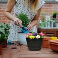 thumbnail image 6 of Hemoton  Gardening Potted Flower Pots Barrel Basket Extra Large Plant Outdoor, 6 of 8