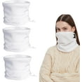 thumbnail image 1 of LinYooLi 3PCS Winter Neck Warmer Neck Gaiter Fleece Skiing Cycling Windproof Balaclava Scarf For Men Women, 1 of 7
