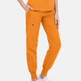 thumbnail image 5 of VIAOLI Women's Scrubs Set - V-Neck Top & Elastic Waist Pants for Nurses & Doctors, Multiple Colors, 5 of 6