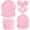 Pink, variant on Yzhappy 175Pcs Disposable Party Supplies Includes Pink Paper Plates Cup Napkins Forks Spoons Knives, Dinnerware Set for Garden Party Birthday BBQ Baby Shower Wedding, Serve 25 Guests