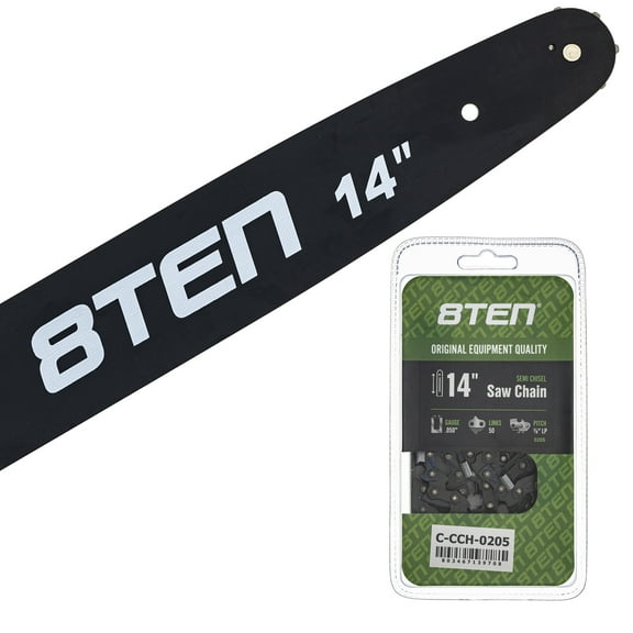 8TEN 14" Chainsaw Bar & Chain .050 3/8LP 50DL for Stihl GB MK1010345